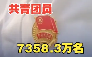 截至2022年底全国共有共青团员7358.3万名