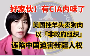 好家伙！有CIA内味了！美国挂羊头卖狗肉以“非政府组织”诬陷中国迫害新疆人权