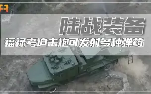 福禄考自行迫击炮，车尾安装的120毫米迫击炮，可发射多种弹药