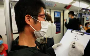 8年20000张，他用速写记录上海地铁众生百态，哪张是你的模样？