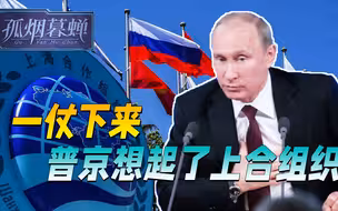 一仗下来，俄罗斯想起了上合组织，普京的构想，没中国还真办不成