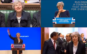 没想到你是这样的英国首相 150秒盘点特雷莎·梅令人难忘的瞬间