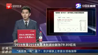 “高铁第一股”来了！  京沪高铁上市首日顶格涨停