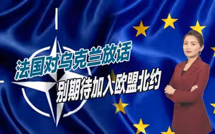 想加入欧盟北约？法国对乌克兰放话：别期待了！