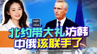 北约带“大礼”访韩，亚太分部显露雏形，中俄该准备联手反制了
