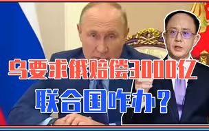 乌要求俄赔偿3000亿，联合国咋办？中俄元首会晤，谈些什么？