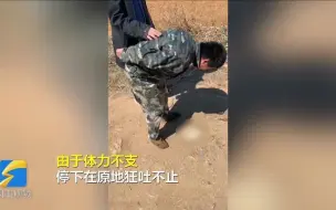 特殊“赛跑”！威海一小偷被民警狂追3公里 累到呕吐束手就擒