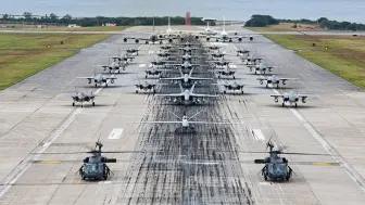 日本嘉手纳基地驻扎着美空军最大海外作战部队，装备正逐步升级