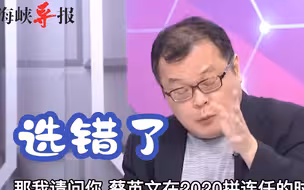 陈挥文：蔡英文在2020年就该下台，当年投票给她的都后悔了
