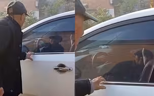 暖心！失忆老爷爷和车窗上自己的影子吵架 儿子哄小孩般耐心陪伴