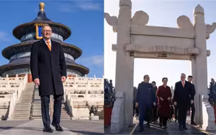 澳总理阿尔巴尼斯晒参观天坛照 点评澳中关系