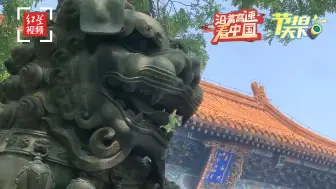 沿着高速看中国丨节拍天下： 踏春雍和宫 看古建与绿荫相呼应