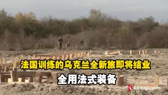 法国训练的乌克兰全新旅即将结业 全用法式装备