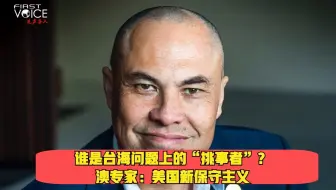 先声夺人| 谁是台海问题上的“挑事者”？澳专家：美国新保守主义