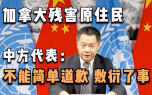 加拿大严重侵犯原住民权利 中方：不能以简单道歉敷衍了事