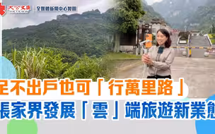 足不出户也可“行万里路”　张家界发展“云”端旅游新业态