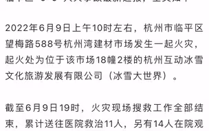 杭州临平火灾4名伤者抢救无效死亡，公安部门已依法对相关企业责任人进行控制