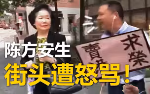 鬼畜来了！暴躁大叔街头怒骂陈方安生“卖国贼” 这下真解气！