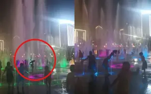警惕！女子在广场拍喷泉 回看视频时发现了无意间记录的可怕一幕