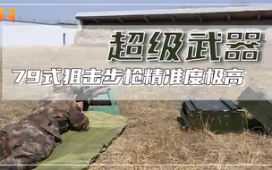精准度极高！79式狙击步枪，三发子弹几乎击中同一弹着点！