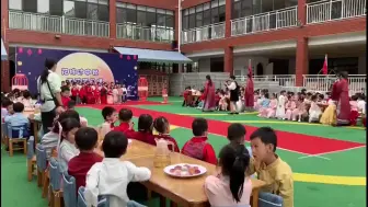 童话剧 模型展 浦江幼儿园多样活动庆“双节”