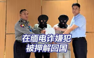 严厉打击！在缅电诈嫌犯被押解回国 其中一名为骨干