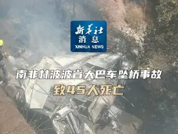 新华社消息｜南非林波波省大巴车坠桥事故致45人死亡