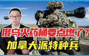 俄乌火药桶要点燃了？英国送武器、加拿大派特种兵，俄军紧急行动