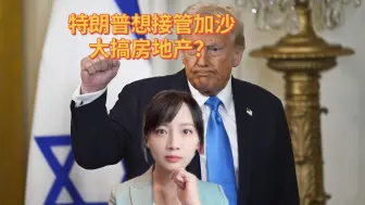 特朗普声称接管加沙，驱逐巴勒斯坦人后大搞房地产？白宫澄清三点