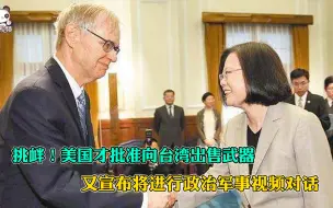 挑衅！美国才批准向台湾出售武器 又宣布将进行政治军事视频对话