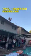 太危险！女子屋顶跳水撞上遮阳板，跌落水中后人群仍兴奋欢呼