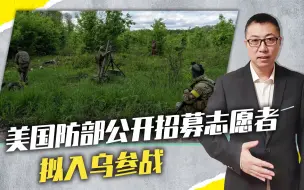 美不装了，国防部公开招募志愿者、拟入乌参战，装备不足仍难翻盘