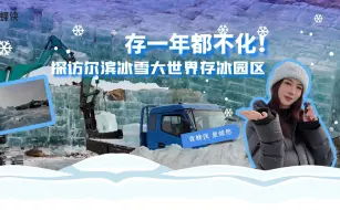 存一年都不化！探访哈尔滨冰雪大世界存冰园区