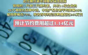 平均降价近一半！5月15日起胰岛素国家集采结果落地甘肃