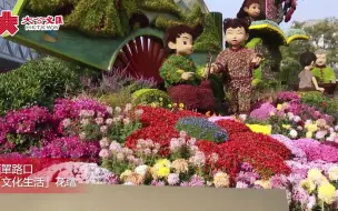 喜慶二十大　雲賞長安街花壇！