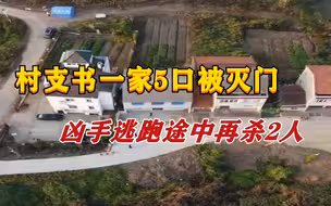 7人死亡！村支书一家5口被害，嫌疑人逃跑途中再杀2人