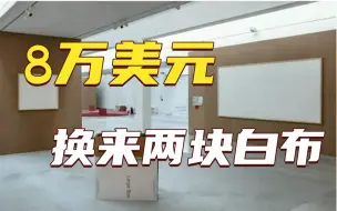 卷钱跑路是艺术？博物馆8万美元换来两块白布