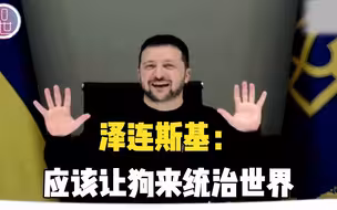泽连斯基：应该让狗来统治世界