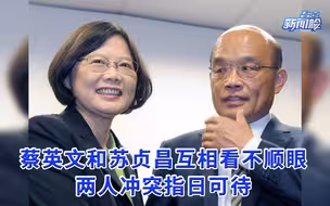 邱毅解读为何蔡英文和苏贞昌互相看不顺眼，两人冲突指日可待