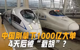 中国不够资格？1000亿高铁大订单到手4天被“截胡”，结局大快人心