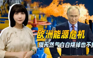 “普京放了世上最大一把火”，天然气烧掉，也不给能源紧缺的欧洲