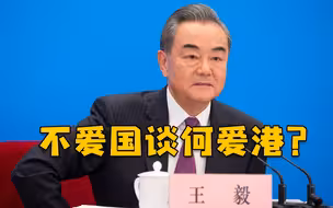 王毅：不爱国谈何爱港？