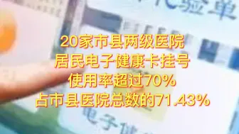 预约挂号、疫苗接种、健康出行码……居民电子健康卡都可以！