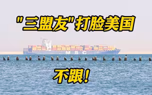 三国盟友“打脸”美国：不参加红海护航行动