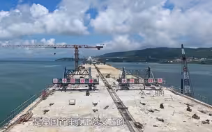 平潭海峡公铁两用跨海大桥：十级狂风，高铁照过桥