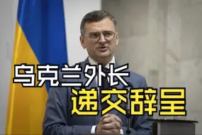 突发！乌克兰外长递交辞呈