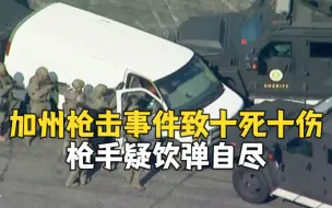 美国枪击事件致十死十伤 嫌犯尸体被发现疑饮弹自尽