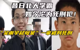 昔日北大学霸，如今沦为死刑犯！“吴谢宇弑母案”一审宣判：数罪并罚，被判死刑！