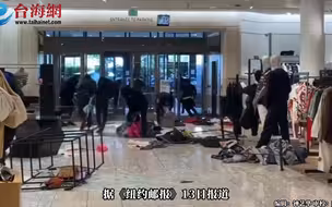 洛杉矶又双叒遭“零元购”  50名蒙面暴徒洗劫商场