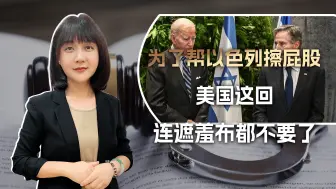 国际法院都挨锤了，为了帮以色列擦屁股，美国连遮羞布都不要了？